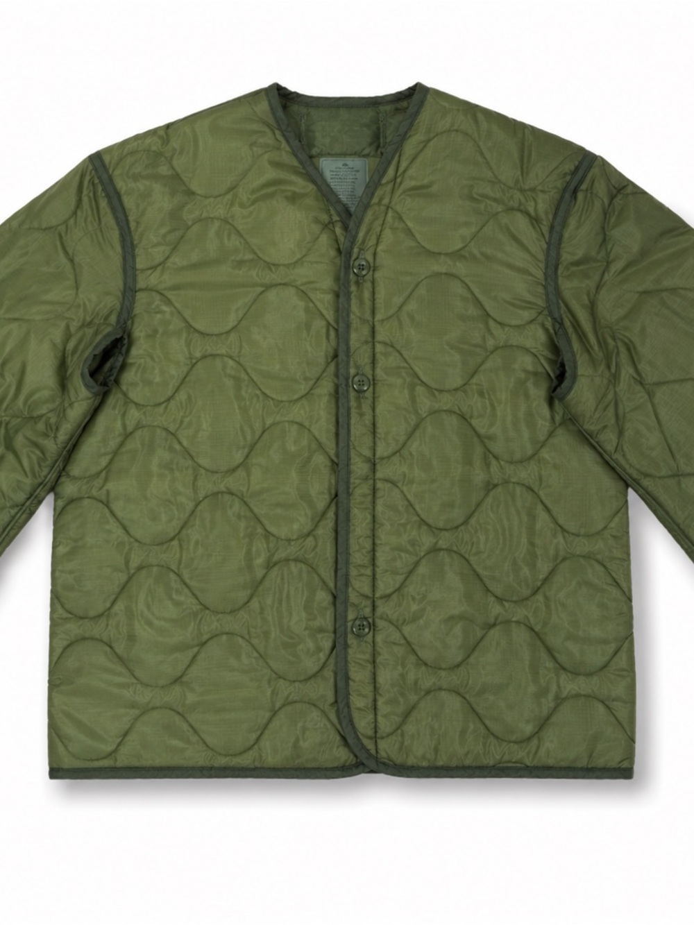 Intamar Logistics OD M-65 Green Quilted Cold Weather Coat Liner Jacket Large NSN